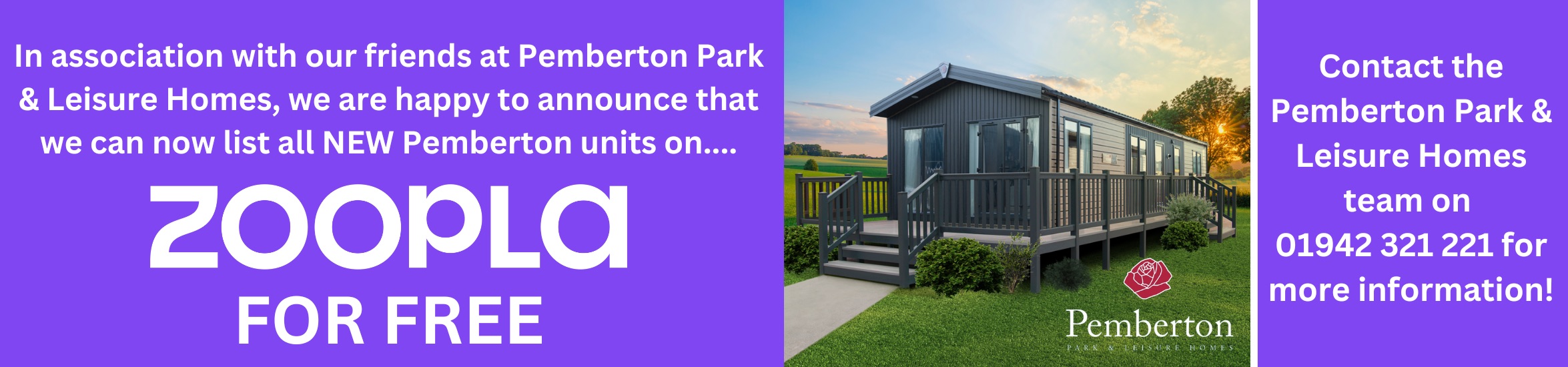 we can now list all NEW Pemberton units on Zoopla FOR FREE