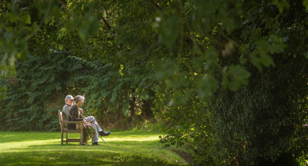 Couple enjoying the peace and quiet @ Arrow Bank Holiday Park