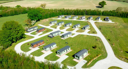 Cwm Hafren Holiday Park Drone View