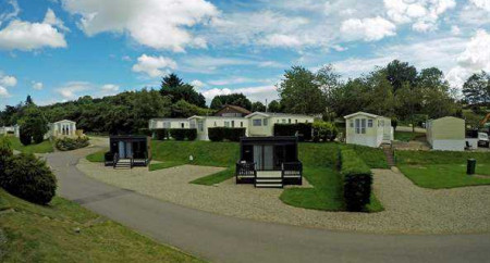 Deeside Holiday Park - View or holiday homes and glamping pods